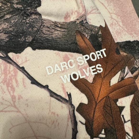 DARC SPORT WOLVES DURST CARGO SWEATS IN BROWN/LIGHT MAUVE WOODLAND CAMO SZ SMALL - Picture 6 of 6